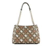 GUESS Eliette Logo Girlfriend Carryall Latte Logo Multi