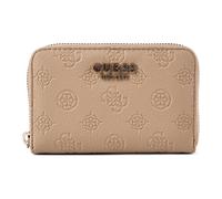 GUESS Ella Logo SLG Zip Around M Beige Logo