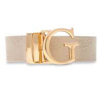 GUESS Ella Logo Adjustable And Reversible Pant Belt W105 Bone Logo / Brown Logo - kürzbar