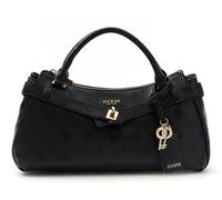 GUESS Ella Logo Girlfriend Satchel Black Logo