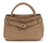 GUESS Ella Logo Mini Satchel Beige Logo