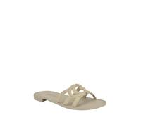 GUESS Elyho Flache Sandalen für Damen, Elfenbein 150, 35 EU