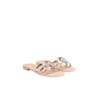 GUESS Elyho Flache Sandalen für Damen, Gold 710, 39 EU