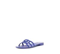 Guess Elyho2 Sandal Flat Sandalen für Damen, blau, 39 EU