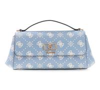 GUESS Emelie Logo Flap Crossbody Light Blue Logo