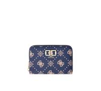 Guess Emelie Logo Mid Zip Geldbörse Damen Navy