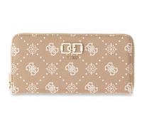 GUESS Emelie Logo SLG Zip Around Wallet L Biscotti Logo