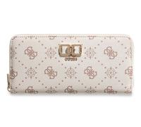 GUESS Emelie Logo SLG Zip Around Wallet L Vanilla Logo