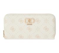 GUESS Emelie Logo SLG Zip Around Wallet L White Logo