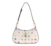 GUESS Emelie Logo Top Zip Shoulder Bag Multi Logo