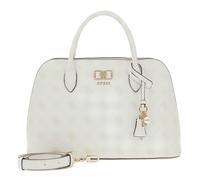 GUESS Emelie Logo Two Comp Satchel White Logo