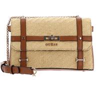 GUESS Emilee Convertible Crossbody Flap Natural / Cognac
