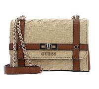 GUESS Emilee Mini Convertible Flap Crossbody Bag Natural / Cognac