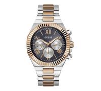 GUESS Equity Herrenuhr aus Edelstahl, Mehrfarbig/Roségold, Klassisch