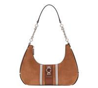 GUESS Schultertasche Erenia Top Zip Shoulder Bag Cognac Multi braun