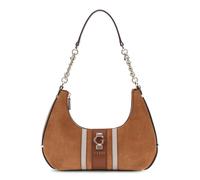 GUESS Schultertasche Erenia Top Zip Shoulder Bag Cognac Multi braun