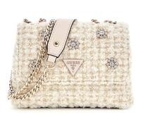 GUESS Everlee Mini Convertible Xbody Flap Bag Ivory