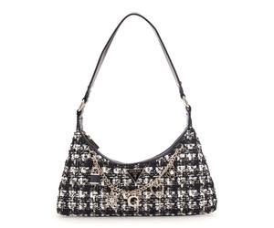 GUESS Everlee Top Zip Shoulder Bag Black Multi
