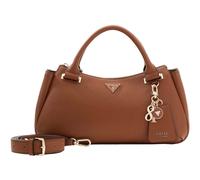 GUESS Evie Triple Compartment Satchel Bag Cognac