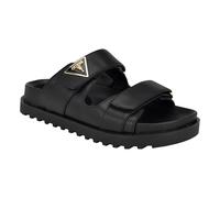 Guess Fabula Flache Sandalen für Damen, Schwarz 001