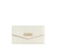 GUESS Factory Damen Hallow Lane Slim Wallet, Weiss/opulenter Garten, Geldbörse