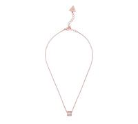 GUESS Factory Women's Gold-Tone Pave Barrel Necklace