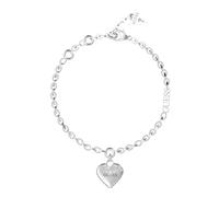 GUESS Falling in Love Heart Bracelet Silver