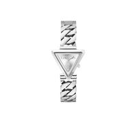 GUESS Analoges silbernes Zifferblatt Damenuhr GW0859L1