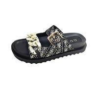 Guess Slides mit Dornschließe Modell 'FATEMA' in Black, Größe 37