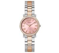 Guess Fawn Damenuhr aus Edelstahl, Mehrfarbig/Roségold, Armband
