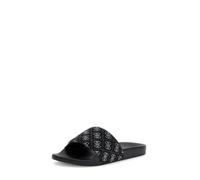GUESS Flip-Flops mit Logo-Design, Schwarz, Gummisohle, Slip-Stil, grau, 42 EU