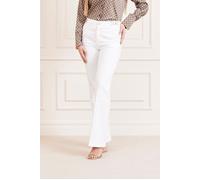 GUESS Flora Wide Denim True White Flared Größe: 27 | Ausgestellte Hosen Outlet | Damen | Blau