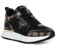 GUESS FLTKYNFAL12 Damen Kynneth 4G Peony Laufschuhe Sneaker, Schwarz / Braun, 39 EU