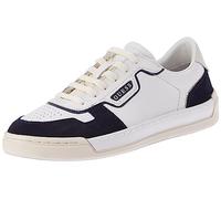 GUESS Herren STRAVE Vintage Sneaker, weiß Blau, 42 EU