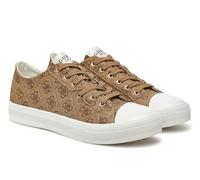 GUESS, FMPISLPAC12, Sneaker mit Logo-Druck, modisch, lässig, Unisex, Beige Brown, 44 EU