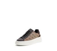 Guess Sneaker ELBA Herren Allover-Logo-Muster Mittelbraun Größe 44