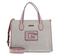 GUESS G Status Compartment Tote Natural / Light Rose 