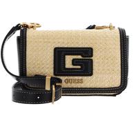 GUESS G Status Mini Crossbody Flap Bag Natural / Black