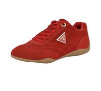 GUESS Gabiey Damen-Sneaker, Medium Red Suede 610, 42 EU