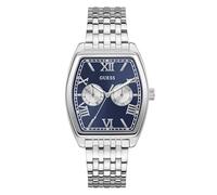 Guess Herrenuhr Gabriel GW0975G1 – Edelstahl, 38 mm, blaues Zifferblatt, Datumsanzeige, 3 bar
