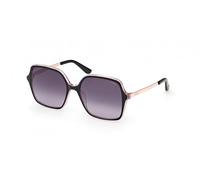 Guess Gu00270 Damen-sonnenbrille Gradient Smoke/CAT3 Shiny Black / Shiny Rose Gold