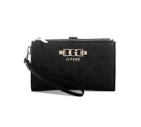 GUESS Geldbörse Anise SLG Double Zip Organizer Black Logo schwarz