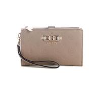 GUESS Anise SLG Double Zip Organizer Dark Taupe Logo