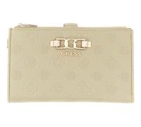 GUESS Geldbörse Anise SLG Double Zip Organizer Sage Logo Khaki