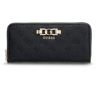 GUESS Portemonnaie Anise SLG Zip-Around Leder-Optik Schwarz Logo