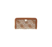 Guess Querbörse Damen Audrey Logo SLG Large Zip Around (SWJG) latte logo