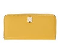 GUESS Geldbörse Audrey Logo SLG Zip Around Wallet Honey senfgelb