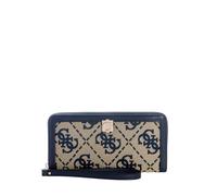 GUESS Audrey Logo SLG Zip Around Wallet L Navy Logo