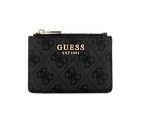 GUESS Geldbörse Audrey Logo SLG Zip Around Wallet Navy Logo dunkelblau