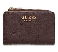 GUESS Geldbörse Blake SLG Zip Around Card Case Brown Logo Dunkelbraun